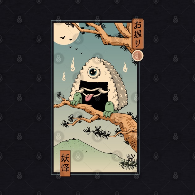 Yokai Onigiri in Edo by Vincent Trinidad Art